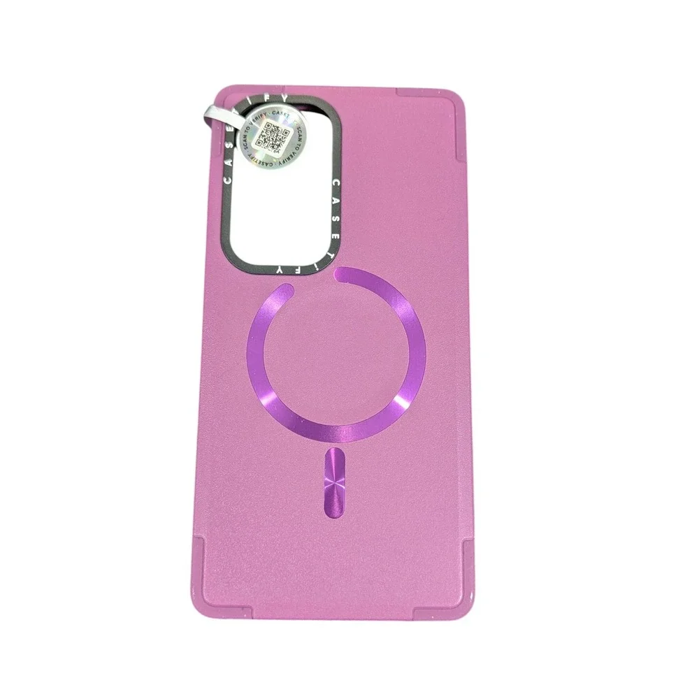 Oo6U‎ CASETiFY Force Case w/ Magsafe for Samsung Galaxy S25 ULTRA Mulberry USED